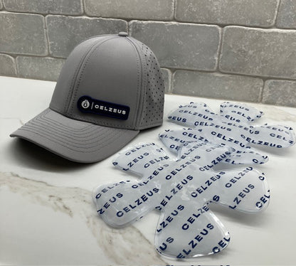 CELZEUS Pre-Cool & Podium Hat with Head-Coolers