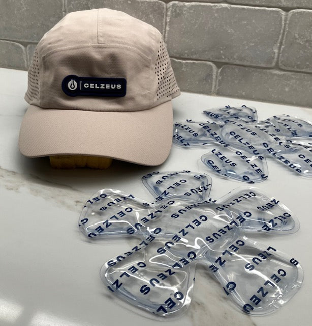 CELZEUS Run Hat with Head-Coolers